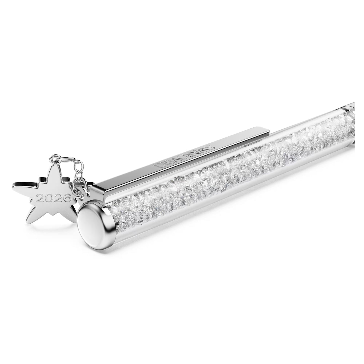 CRYSTALLINE BALLPOINT SWAROVSKI WHITE PEN WITH STAR CHARM