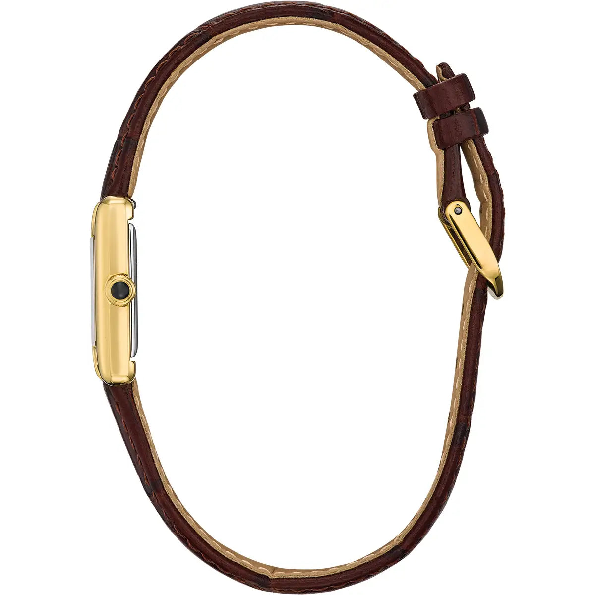 Citizen Fio Roma Eco-Drive Ladies Brown Leather Watch