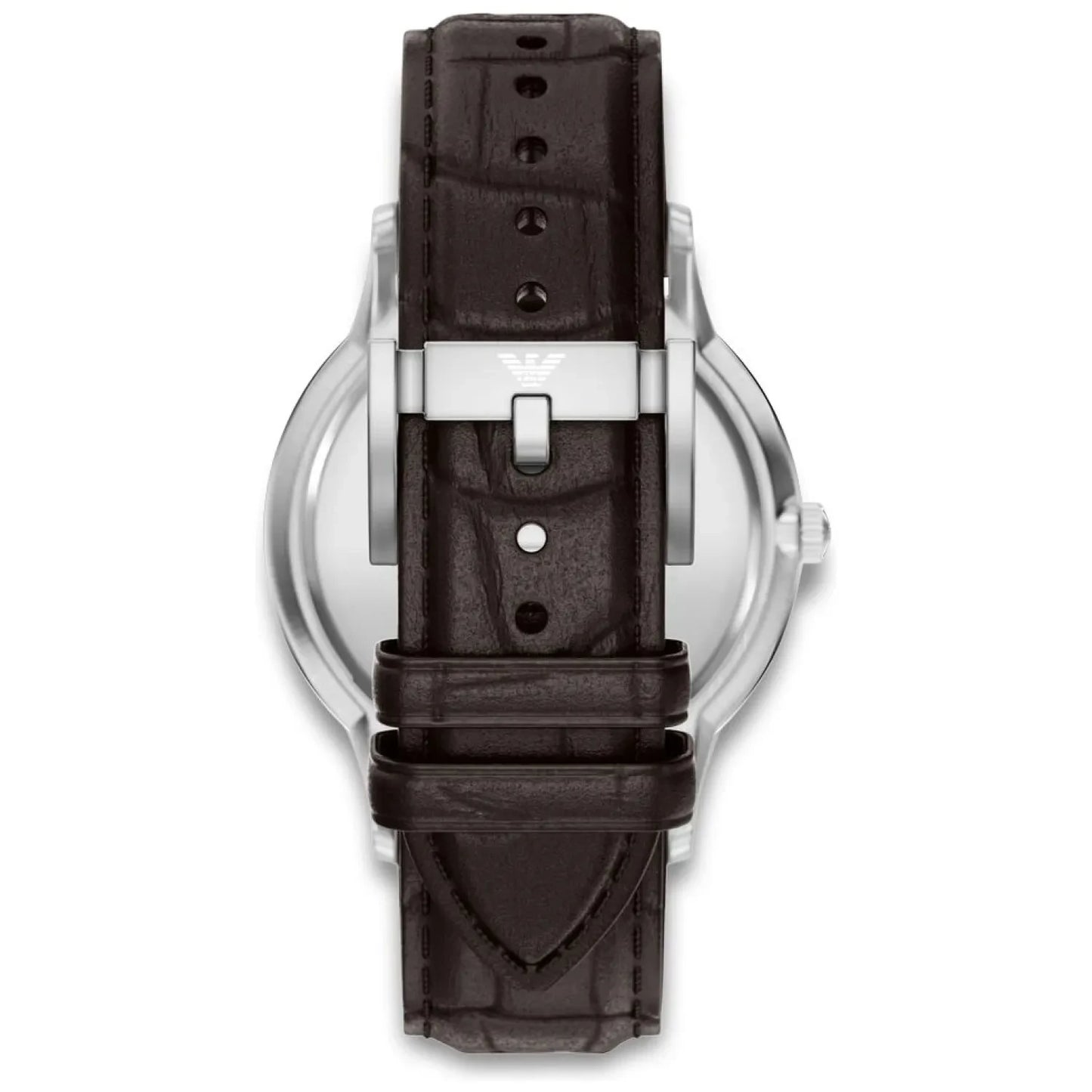 ARMANI ARCHETIPO BRONZE DIAL GENTS BROWN LEATHER  WATCH