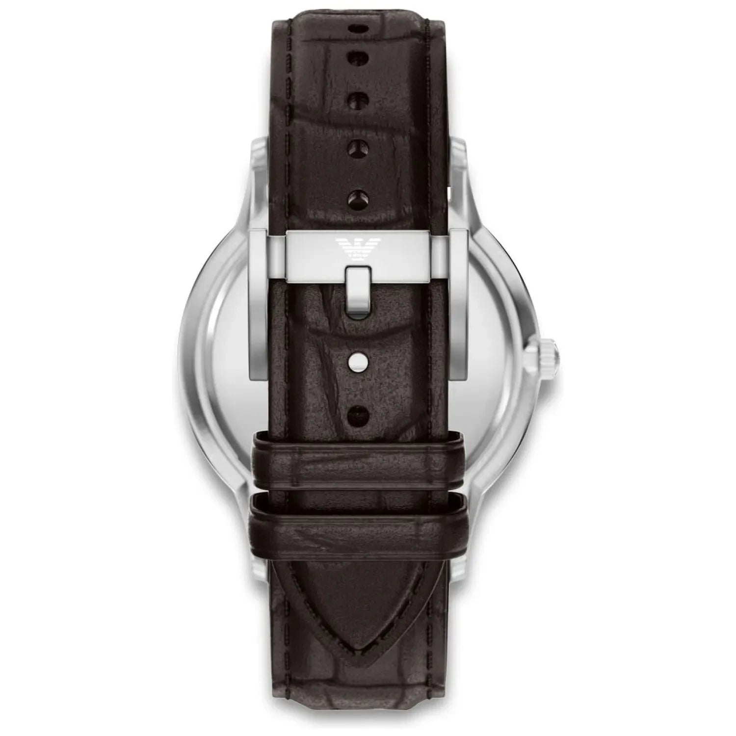 ARMANI ARCHETIPO BRONZE DIAL GENTS BROWN LEATHER  WATCH