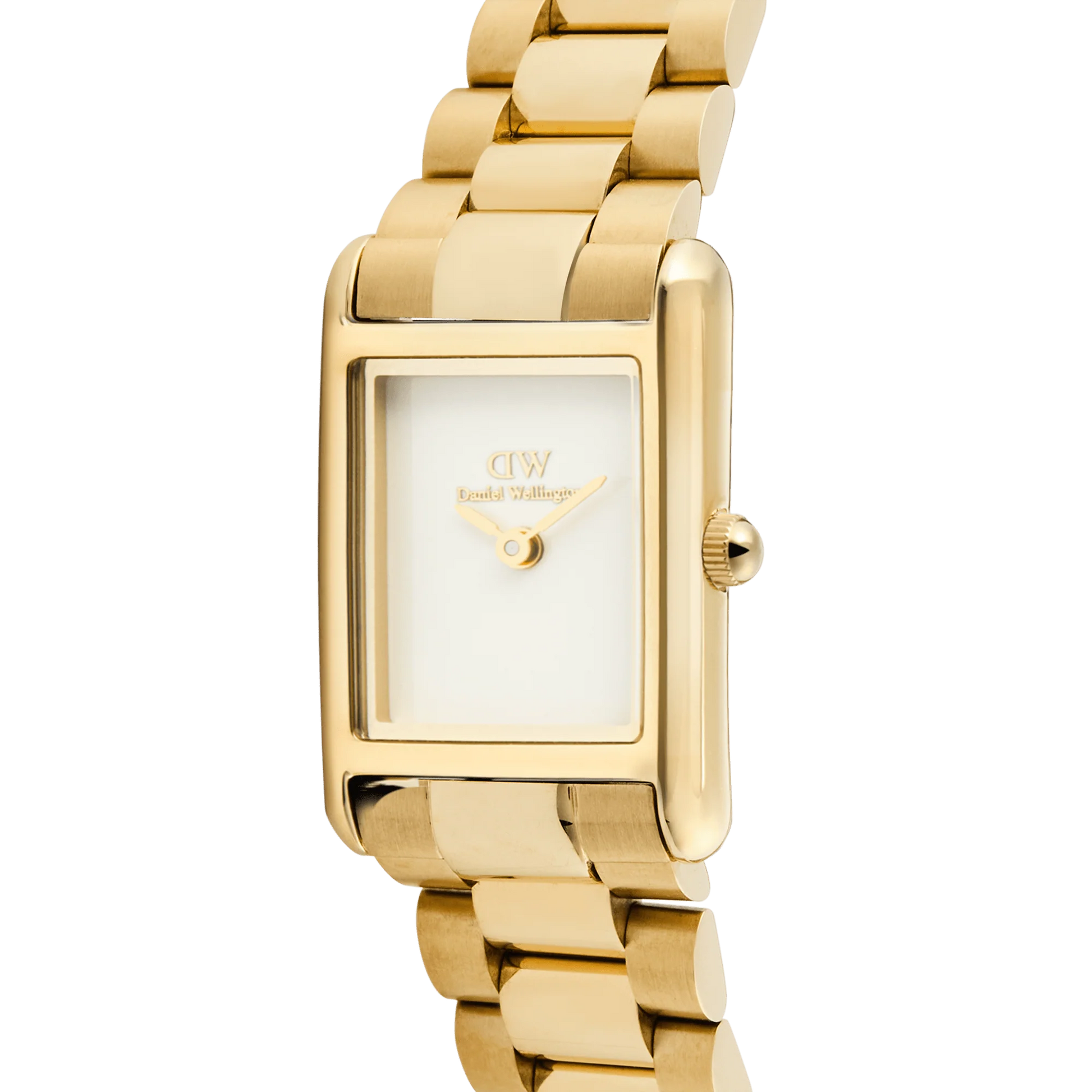 DW BOUND MINI LADIES GOLD STAINLESS STEEL WATCH