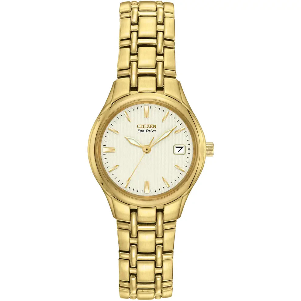 Citizen Silhouette Eco-Drive Ladies Gold Stainless Steel Watch