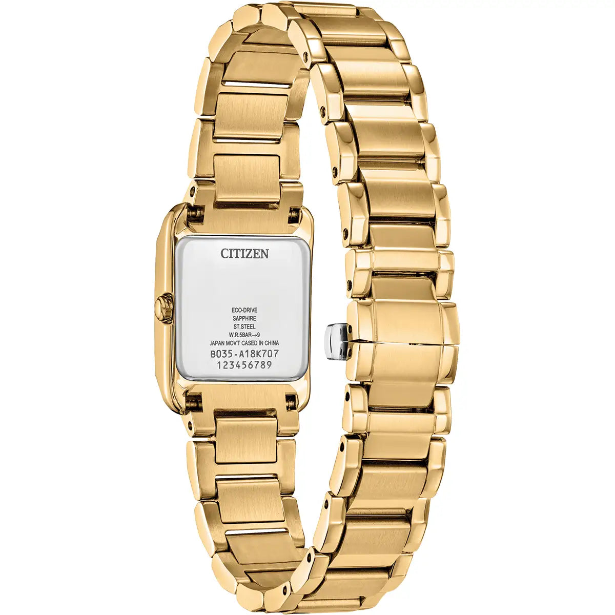 CITIZEN L BIANCA ECO DRIVE LADIES GOLD STAINLESS STEEL WATCH