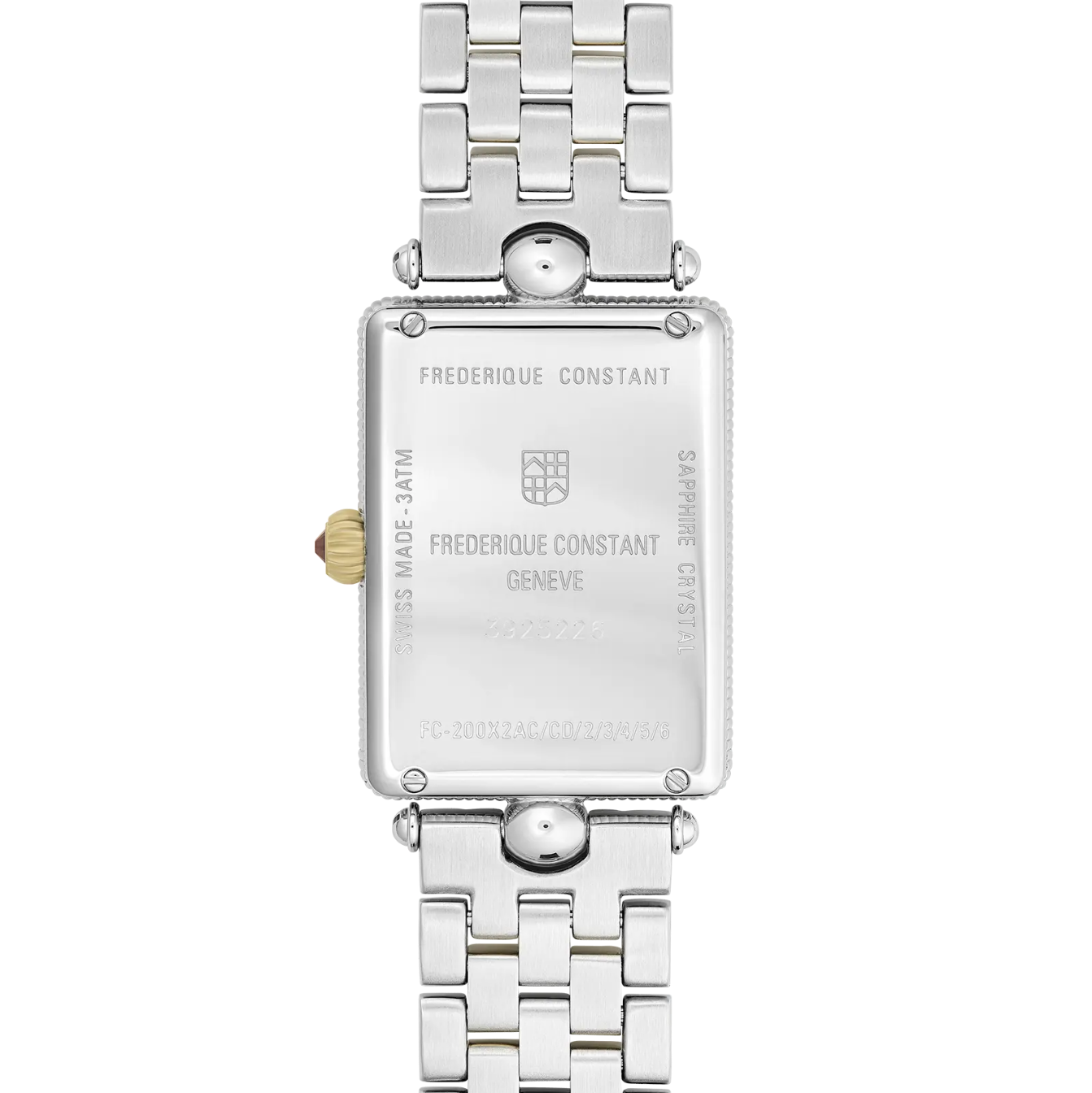 Frederique Constant Classics Art Déco Carrée Ladies Two-Toned Watch