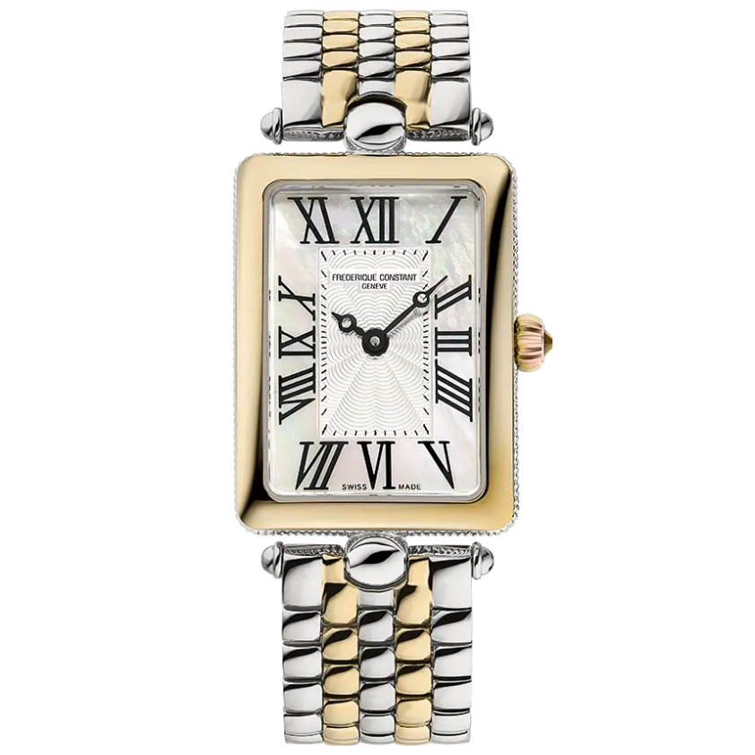 Frederique Constant Classics Art Déco Carrée Ladies Two-Toned Watch
