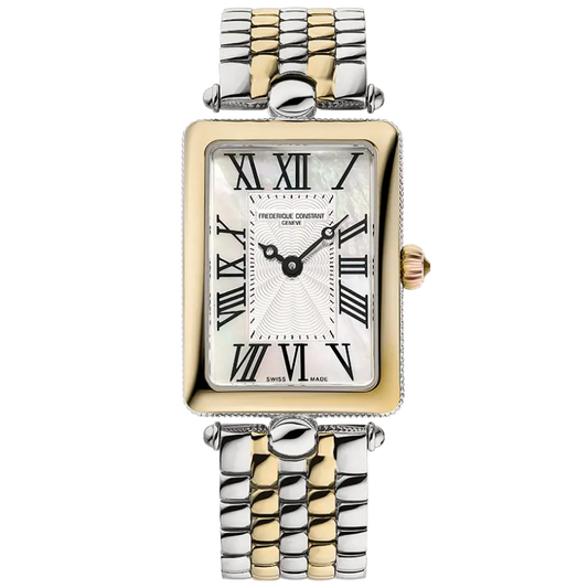 Frederique Constant Classics Art Déco Carrée Ladies Two-Toned Watch