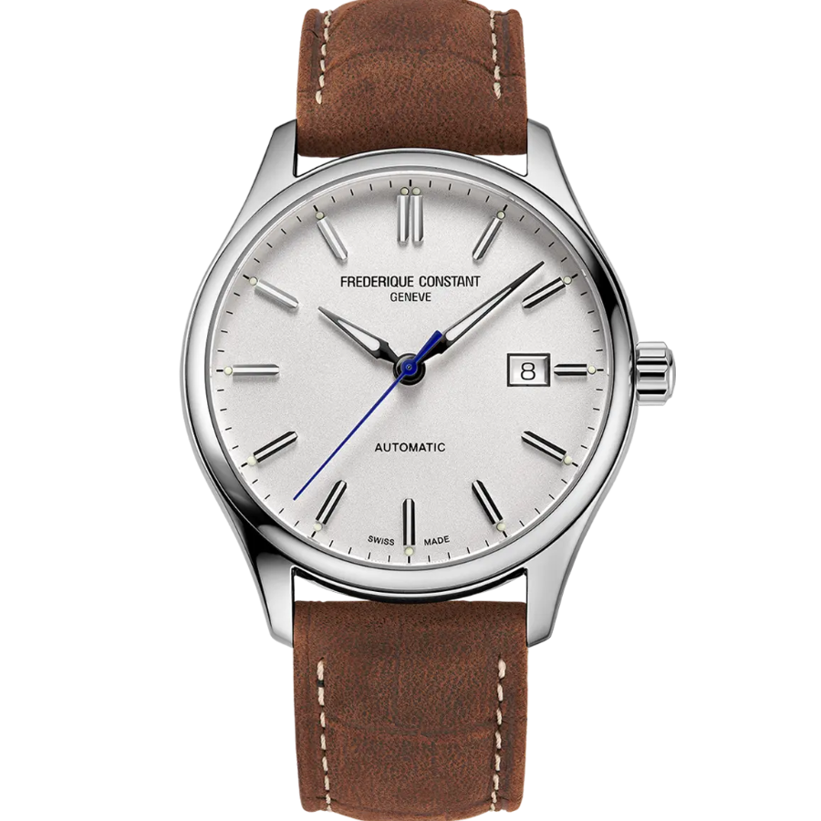 Frederique Constant Classics Index Automatic Gents Brown Leather Watch