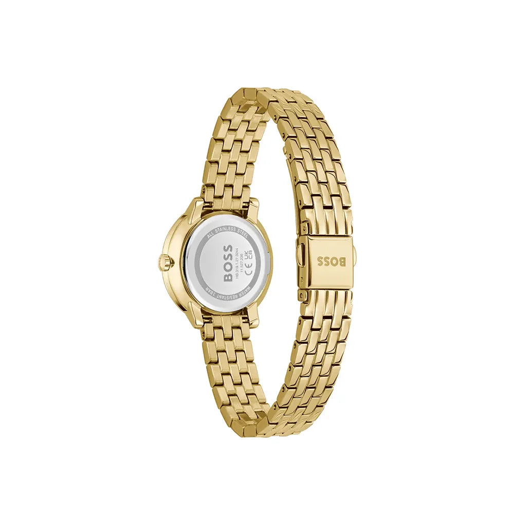 BOSS LADIES GOLD STAINLESS STEEL WATCH