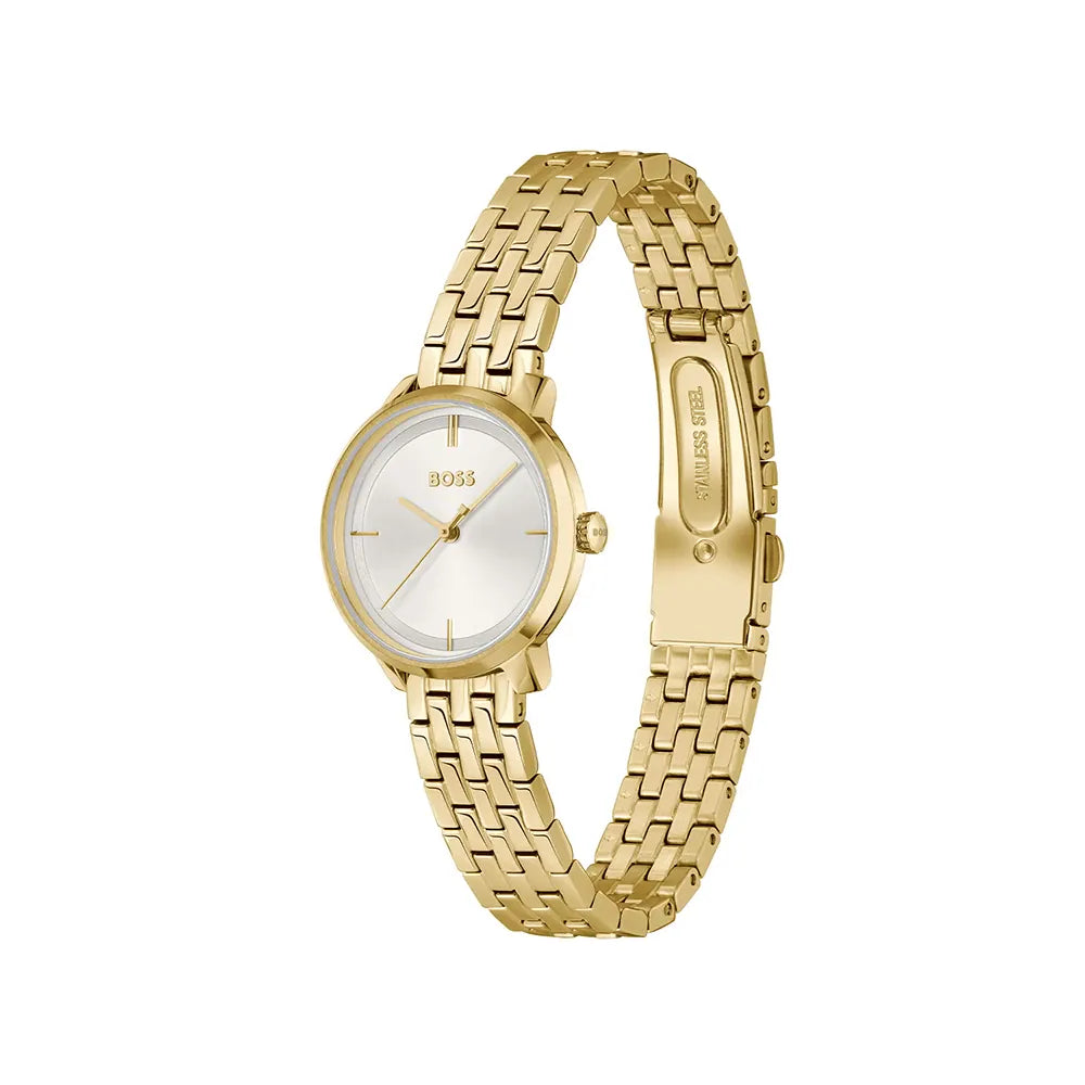 BOSS LADIES GOLD STAINLESS STEEL WATCH