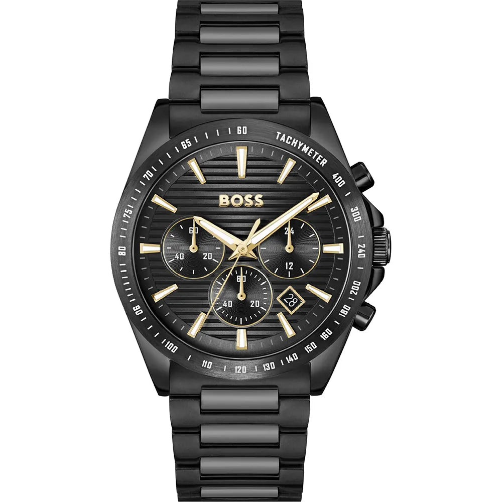 BOSS BLACK CHRONOGRAPH GENTS STAINLESS STEEL WATCH