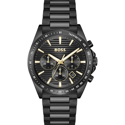 BOSS BLACK CHRONOGRAPH GENTS STAINLESS STEEL WATCH