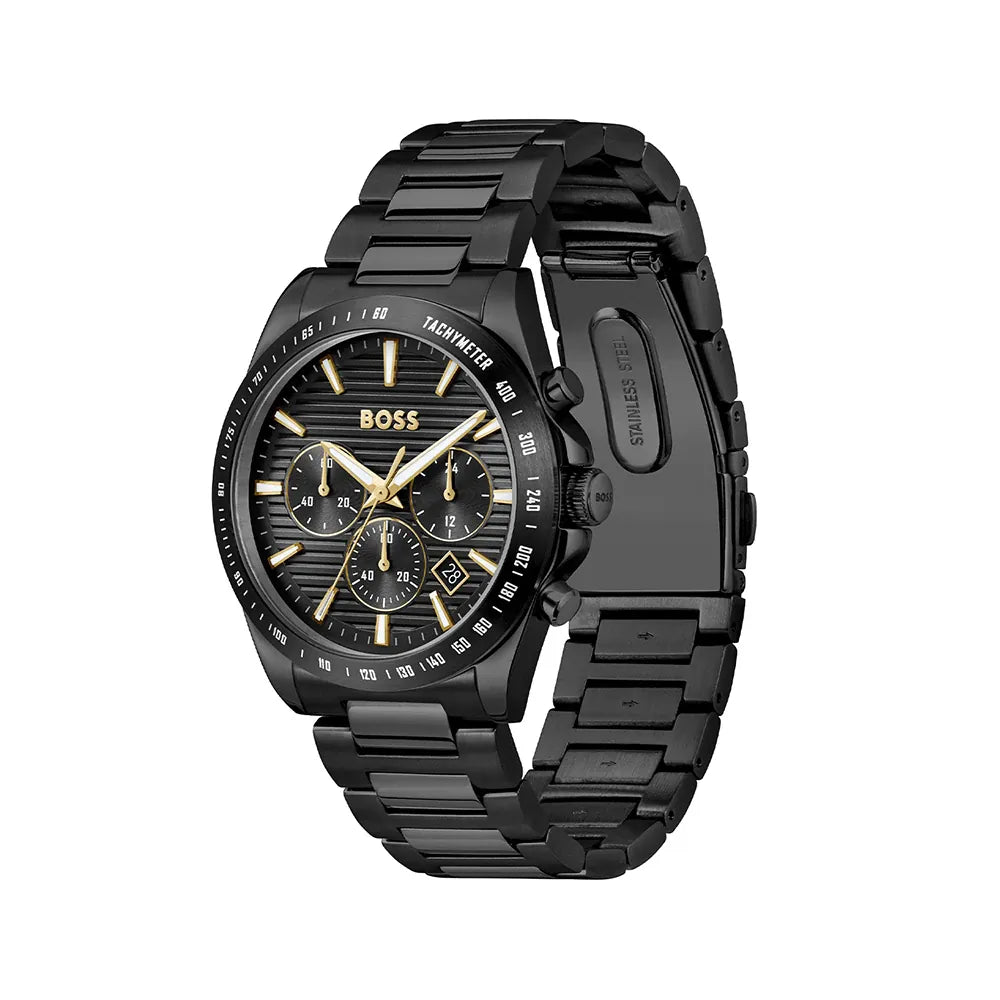 BOSS BLACK CHRONOGRAPH GENTS STAINLESS STEEL WATCH