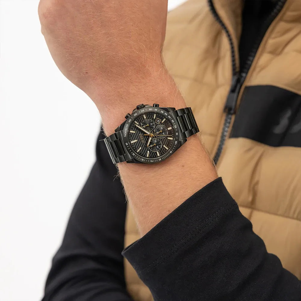 BOSS BLACK CHRONOGRAPH GENTS STAINLESS STEEL WATCH
