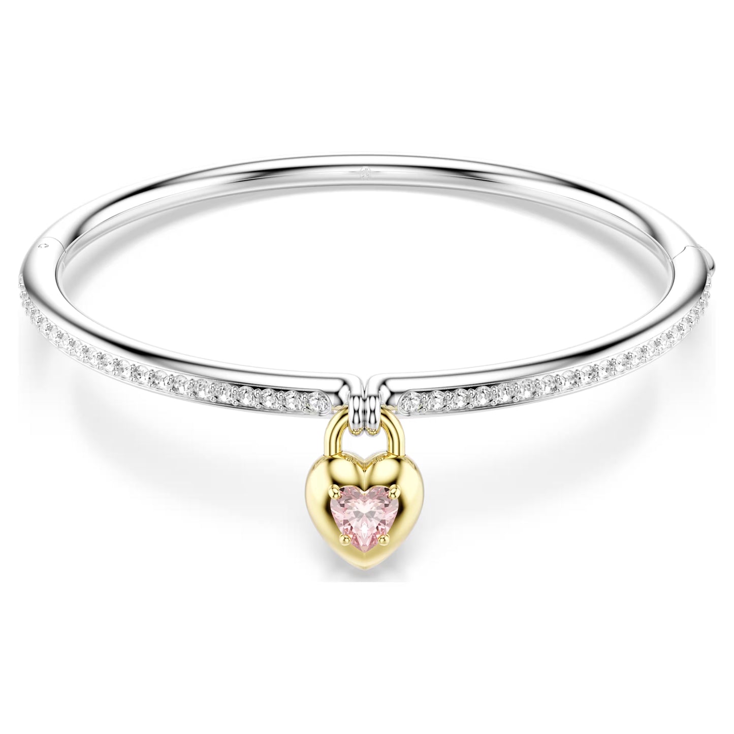 IDYLLIA PINK HEART SWAROVSKI BANGLE