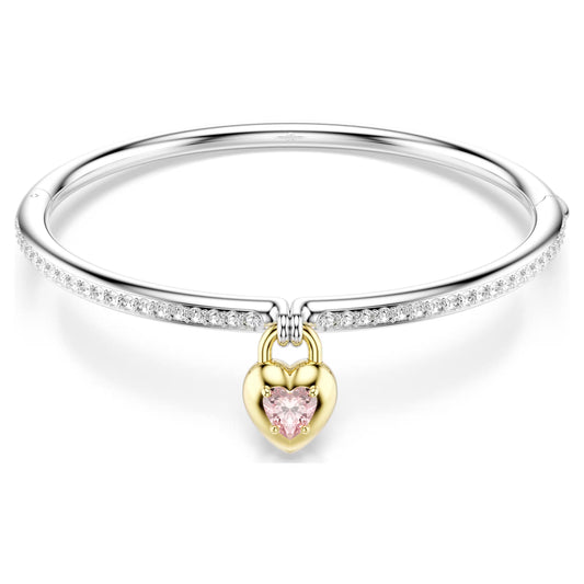 IDYLLIA PINK HEART SWAROVSKI BANGLE