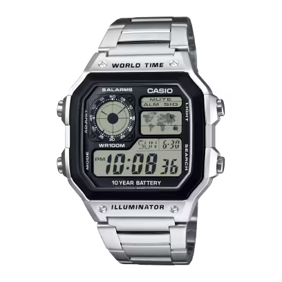 World Time Series Casio Watch