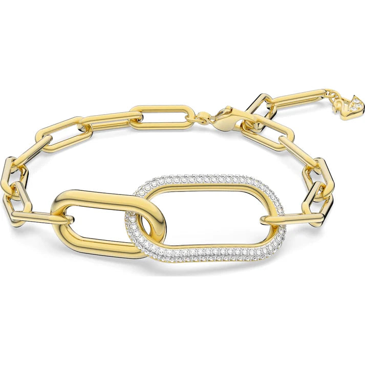 WHITE SWAROVSKI TIME BRACELET