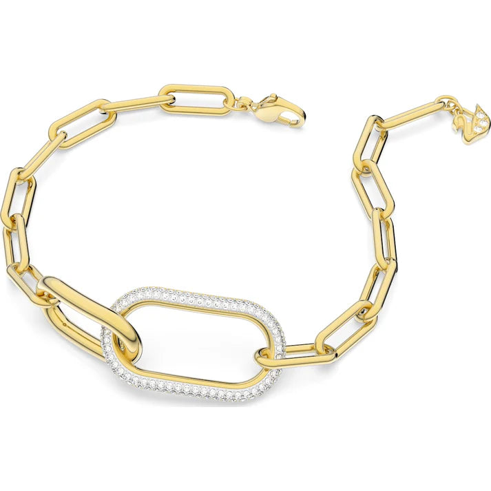 WHITE SWAROVSKI TIME BRACELET