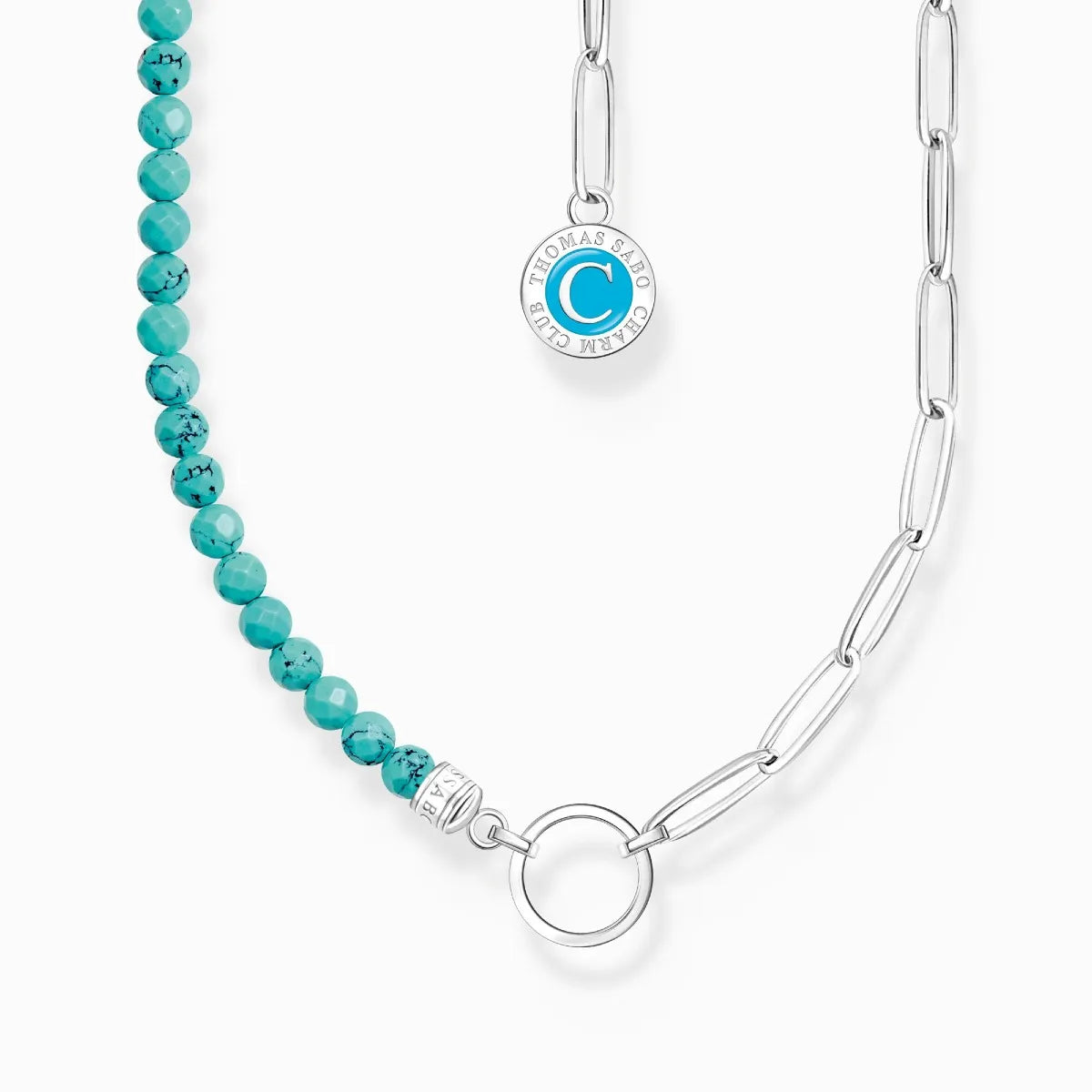 Thomas Sabo Charm Club Charmista with pearl silver charm necklace