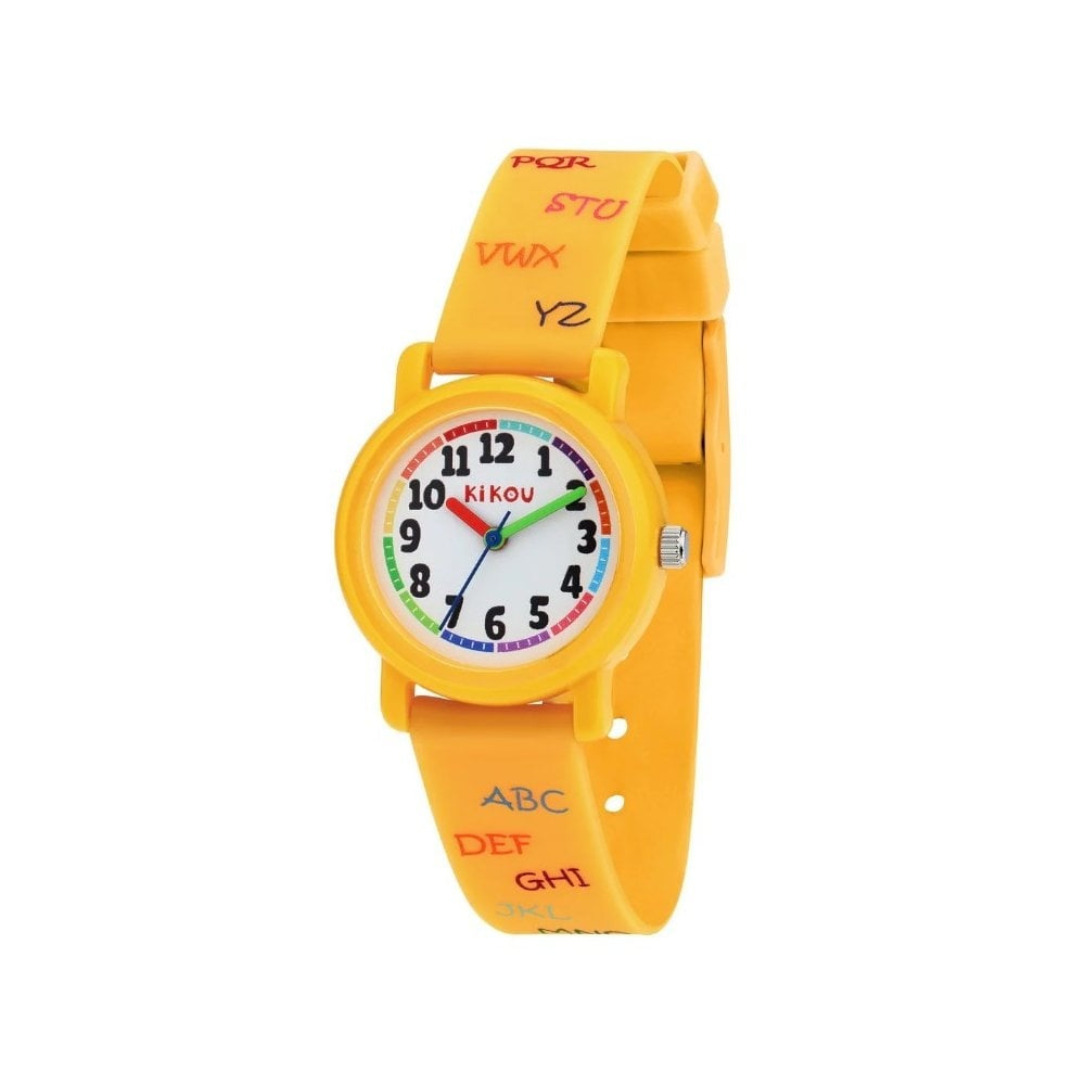 kikou cartoon alphabet strap watch