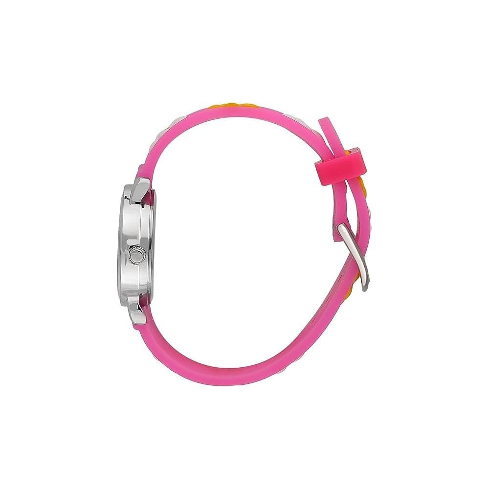 kikou girls pink flower watch