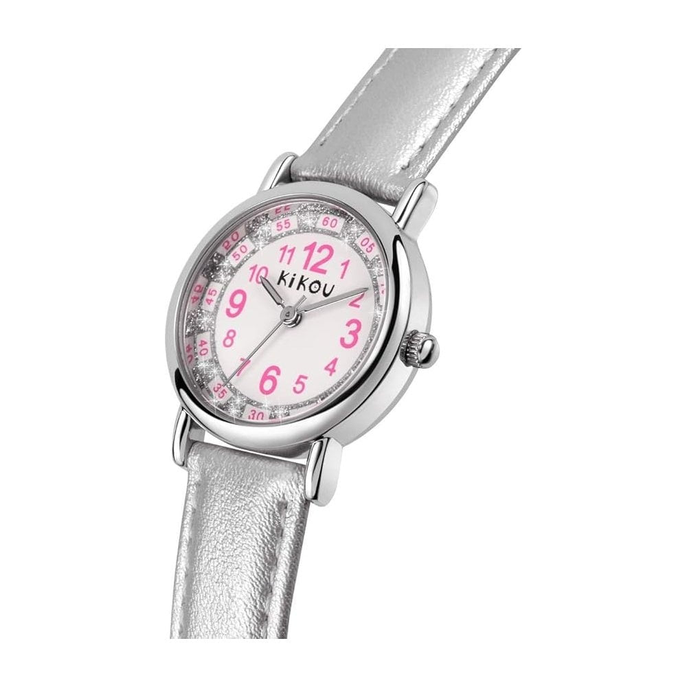 kikou girls silver mademoiselle watch