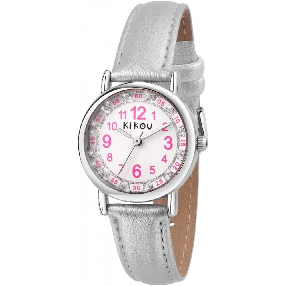kikou girls silver mademoiselle watch