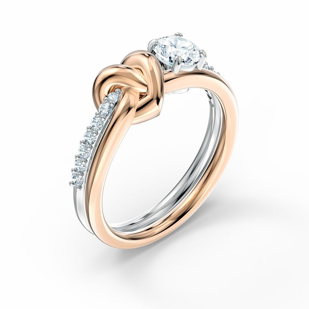 Swarovski Lifelong Heart Alloy Ring Size 58