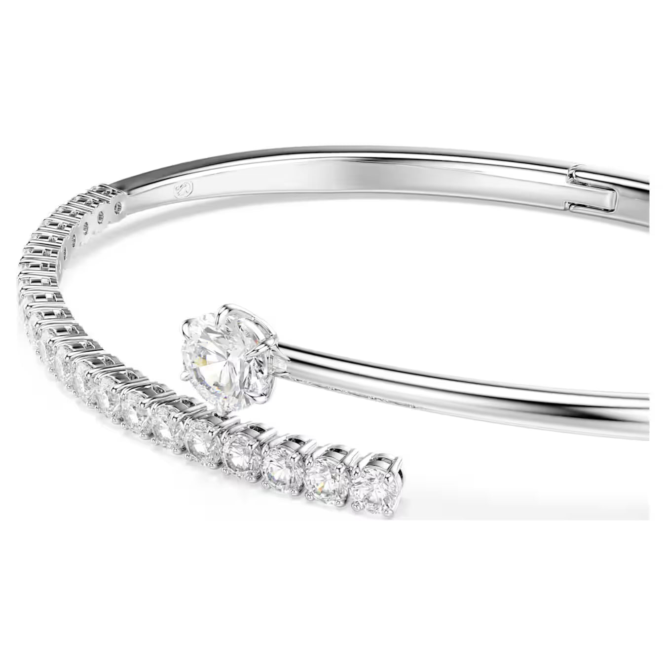 Matrix Round Cut Swarovski Bangle