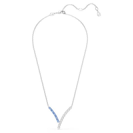 SWAROVSKI MATRIX BLUE MIXED CUTS PENDANT