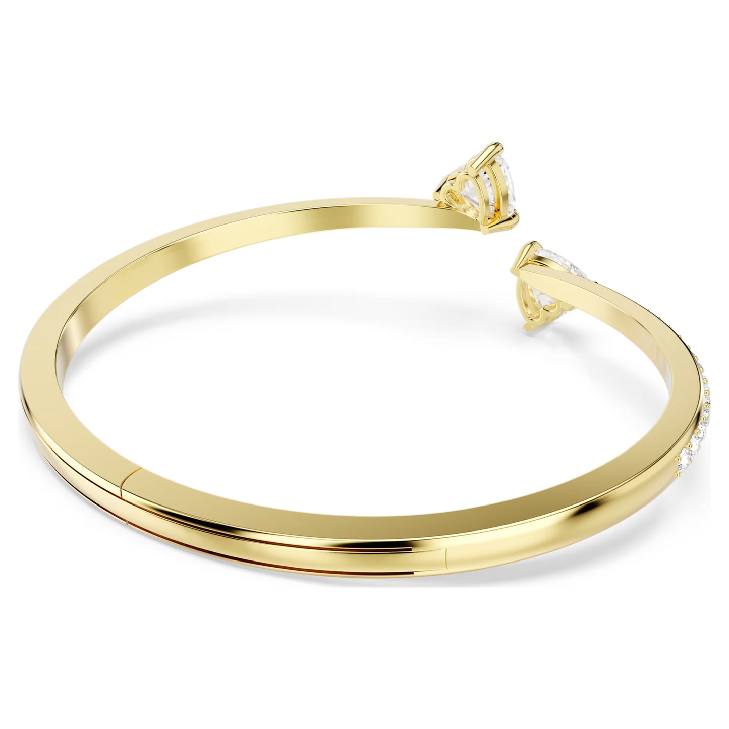 MESMERA ATTRACT HEART GOLD SWAROVSKI BANGLE