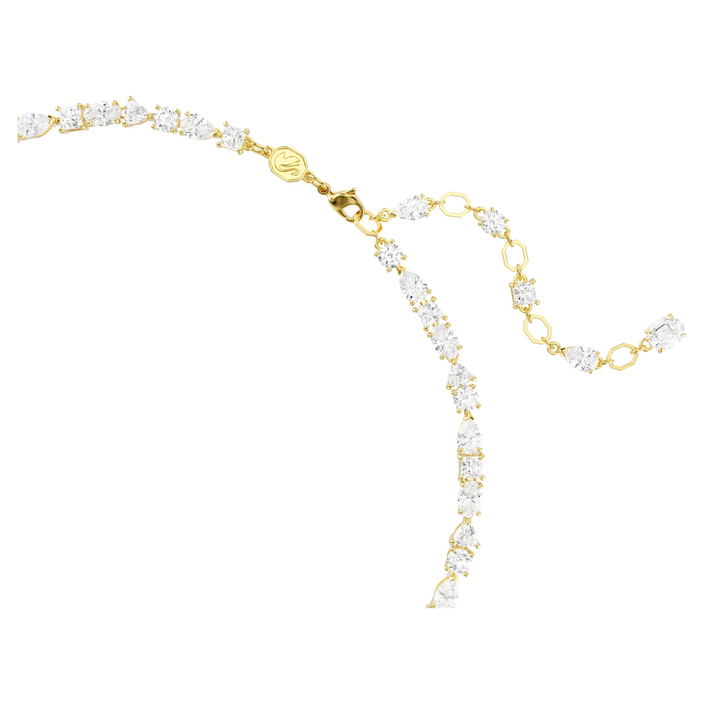 SWAROVSKI MESMERA MIXED CUTS, GOLD TONE NECKLACE