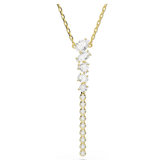 Gold Mesmera Y Swarovski Necklace