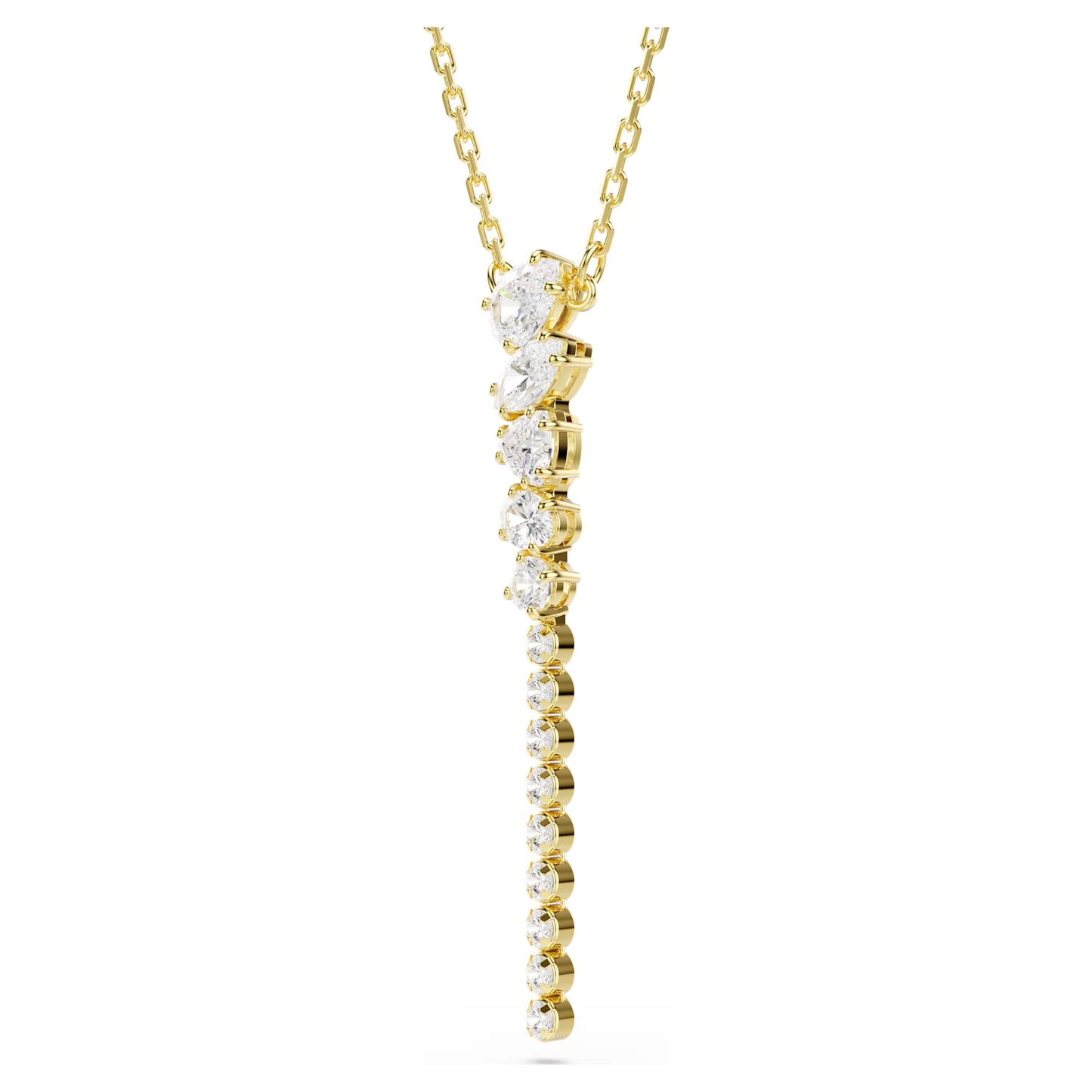 Gold Mesmera Y Swarovski Necklace