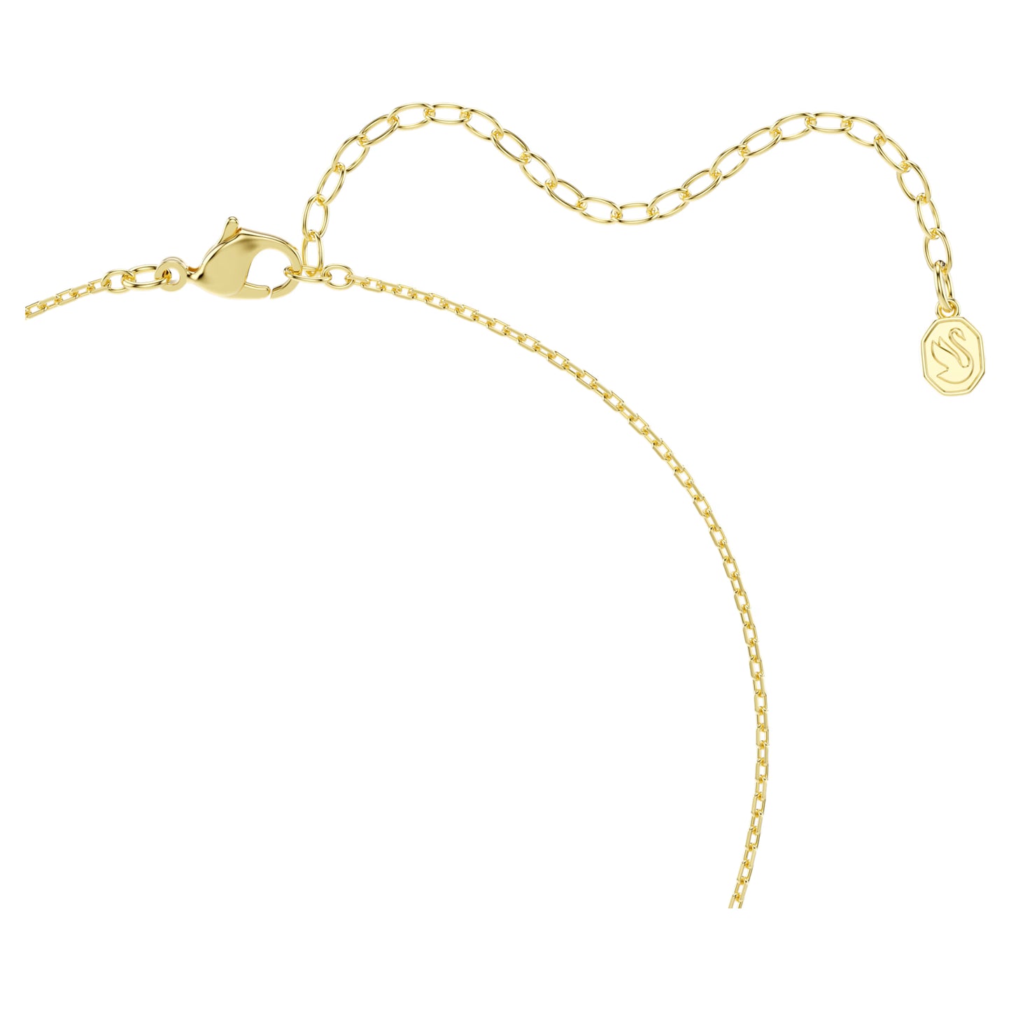 Gold Mesmera Y Swarovski Necklace