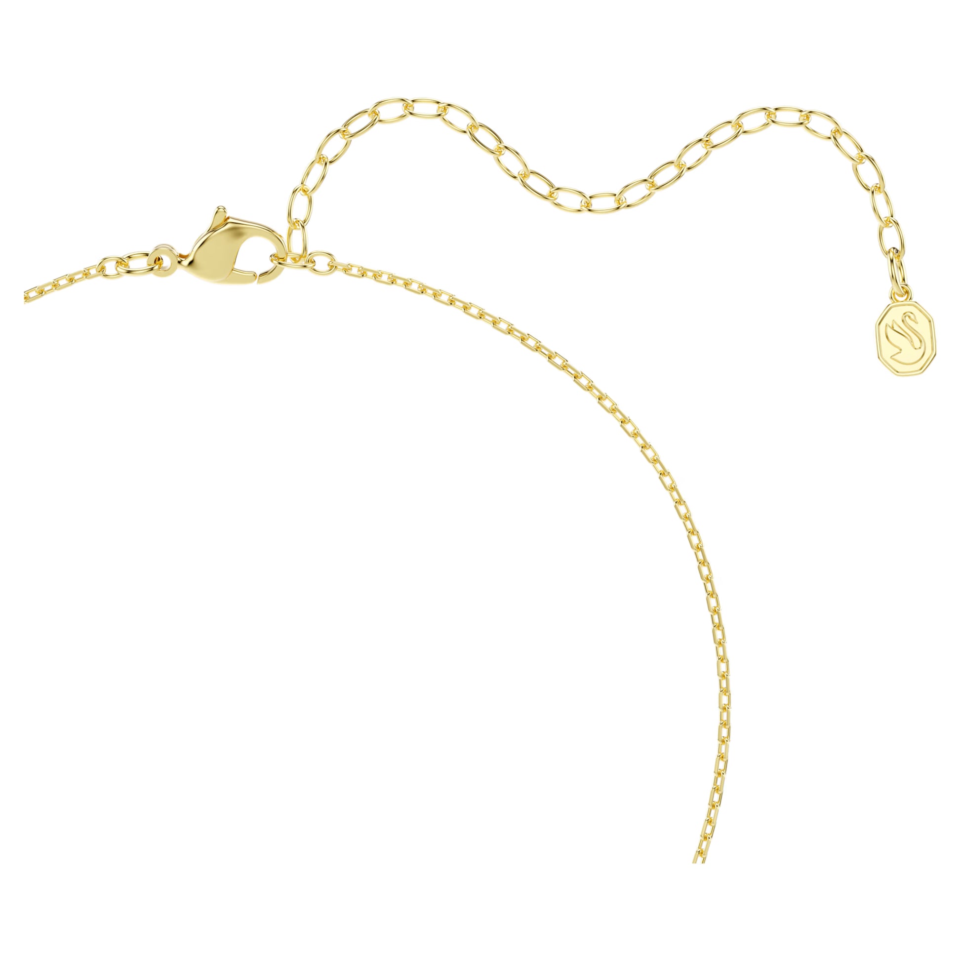 Gold Mesmera Y Swarovski Necklace