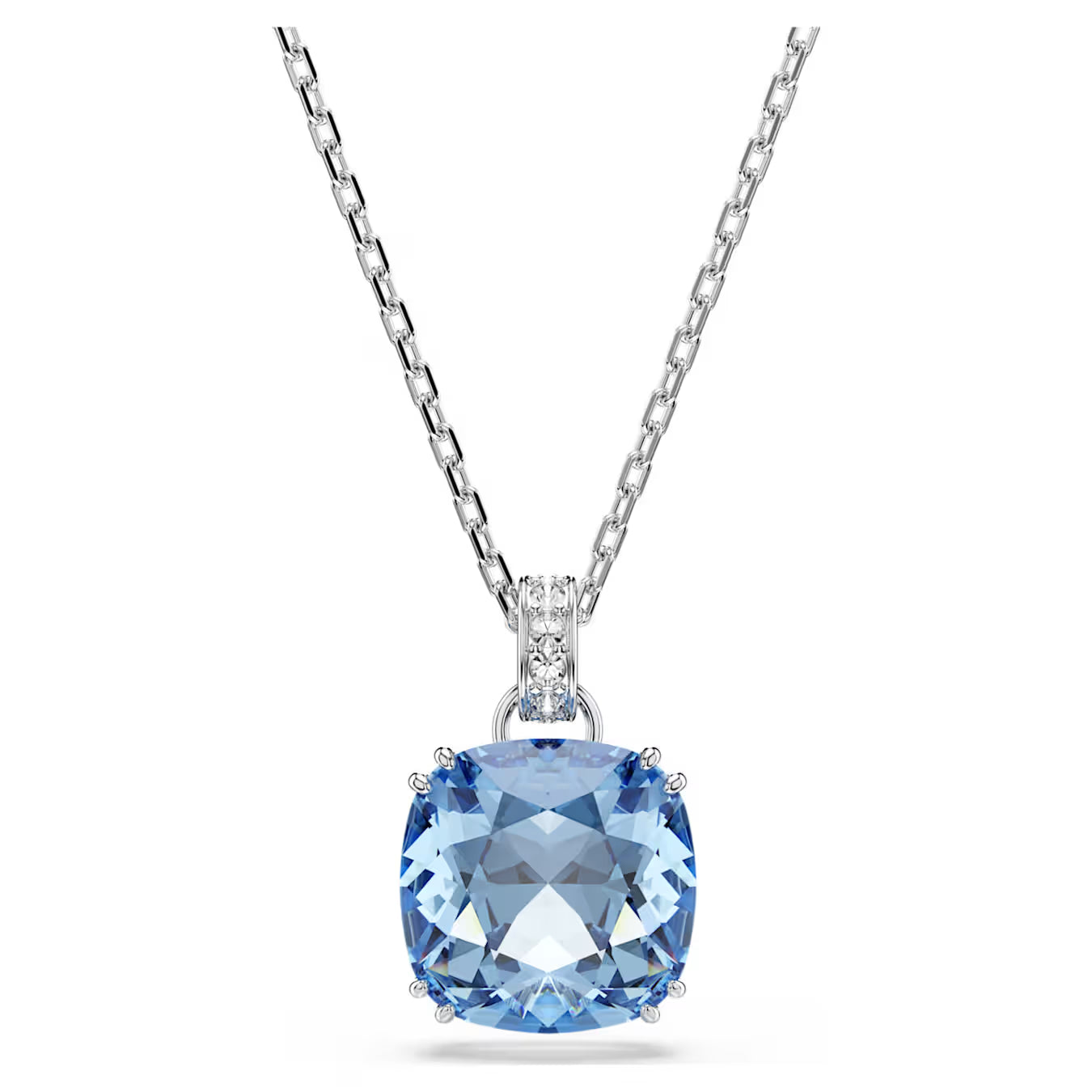 Millenia Blue Cushion Cut Swarovski Pendant