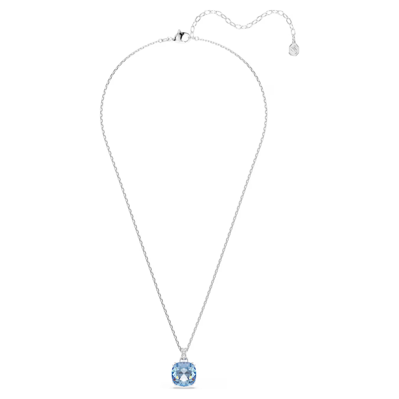 Millenia Blue Cushion Cut Swarovski Pendant
