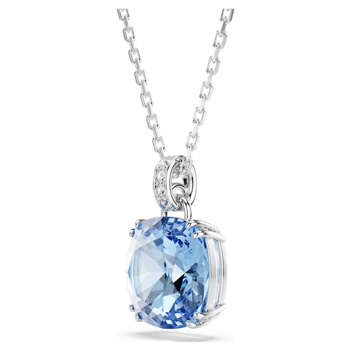 Millenia Blue Cushion Cut Swarovski Pendant