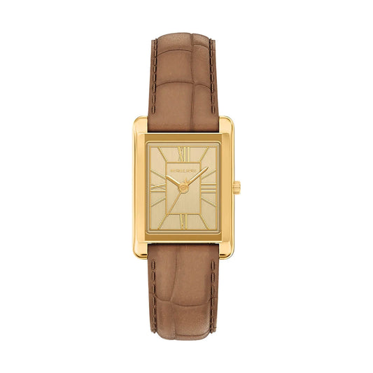 MK ESSEX LADIES BROWN LEATHER WATCH