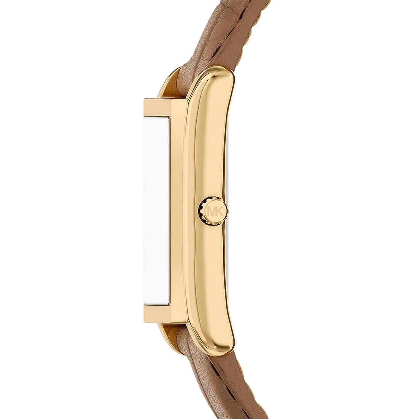 MK ESSEX LADIES BROWN LEATHER WATCH