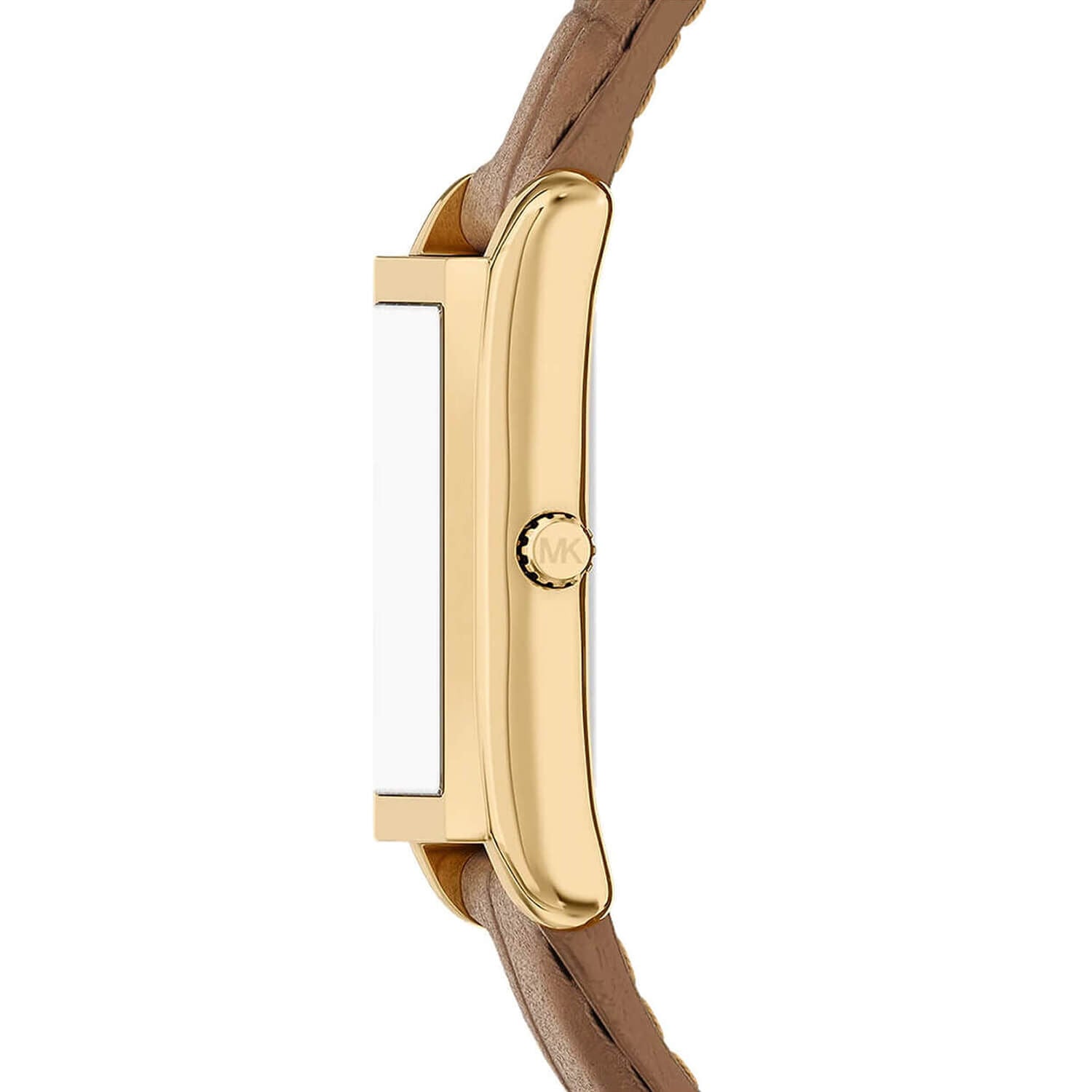 MK ESSEX LADIES BROWN LEATHER WATCH