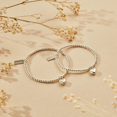 CUTE CHARM PUFFED HEART CHLOBO BRACELET