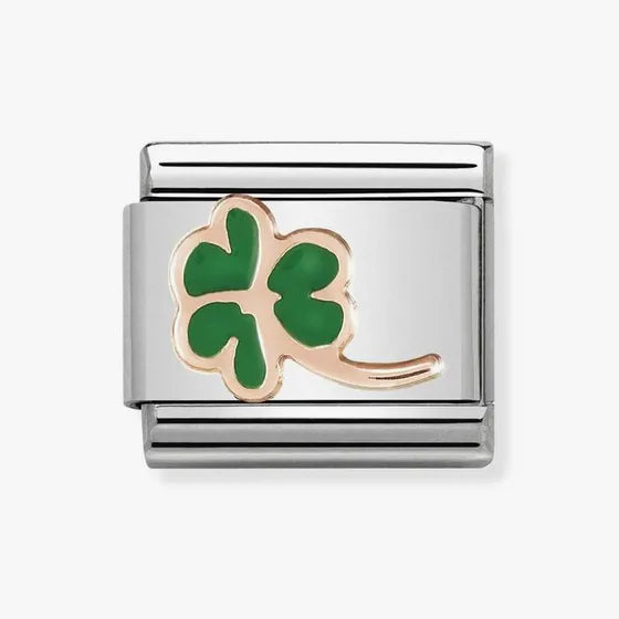 Nomination Classic Rose Gold Clover Charm