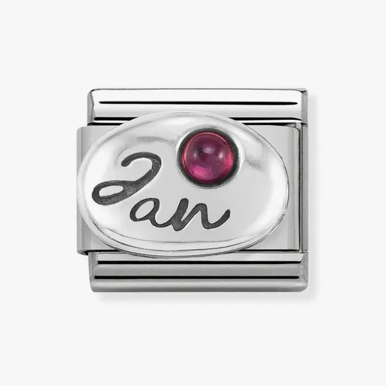 Nomination Classic Silver January Birthstone Charm
