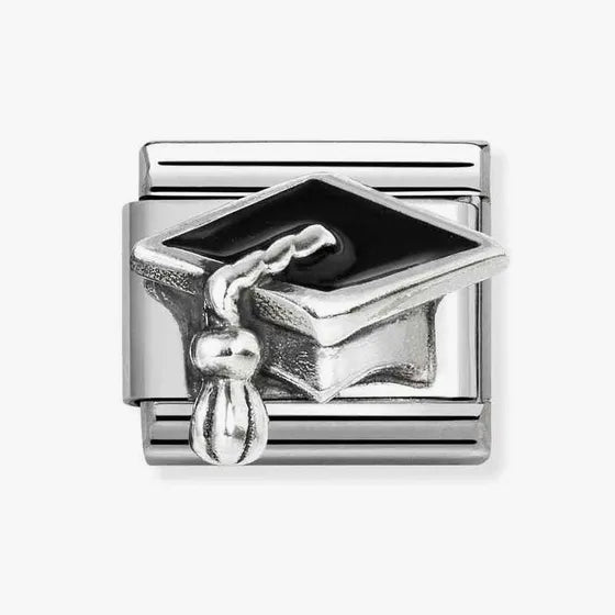Nomination Composable Classic Link, Graduation Hat charm