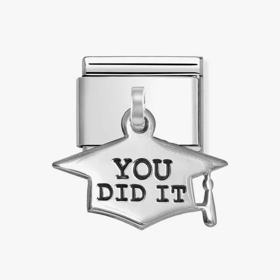 Nomination 'You Did It' Graduation Cap Charm