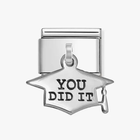 Nomination 'You Did It' Graduation Cap Charm