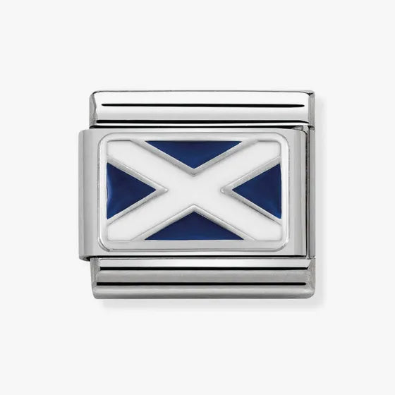 Nomination Classic Silver Scotland Flag Charm