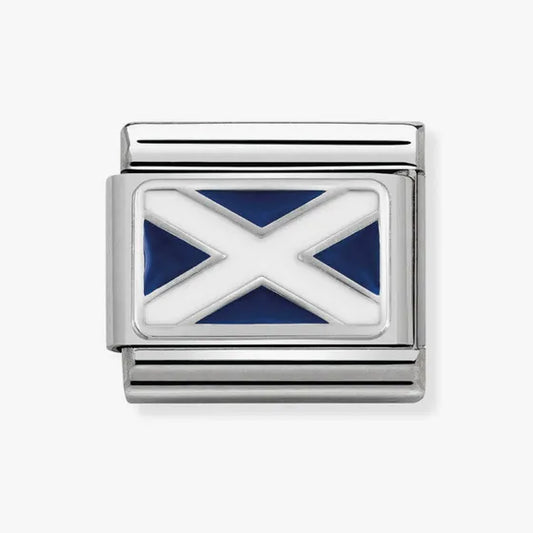Nomination Classic Silver Scotland Flag Charm